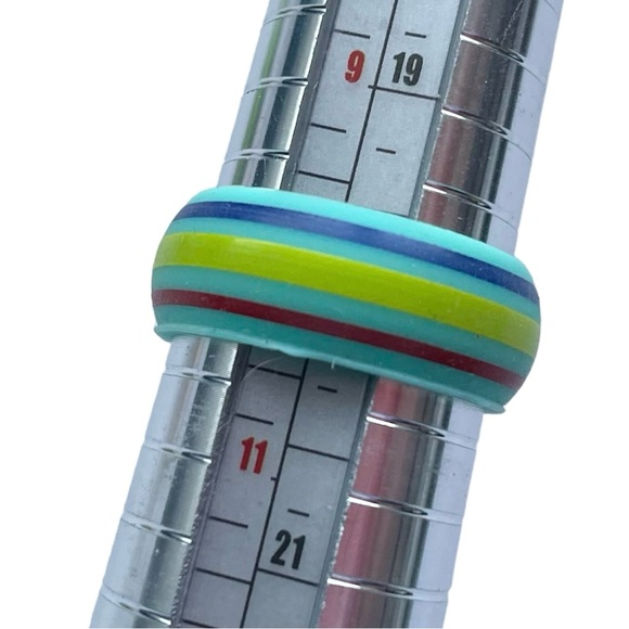 NEW - 7 Rings - Silicone Bands Size 10 - Picture 4 of 10